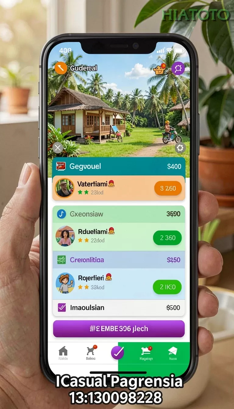 Cuplikan layar PURISLOT — menu navigasi