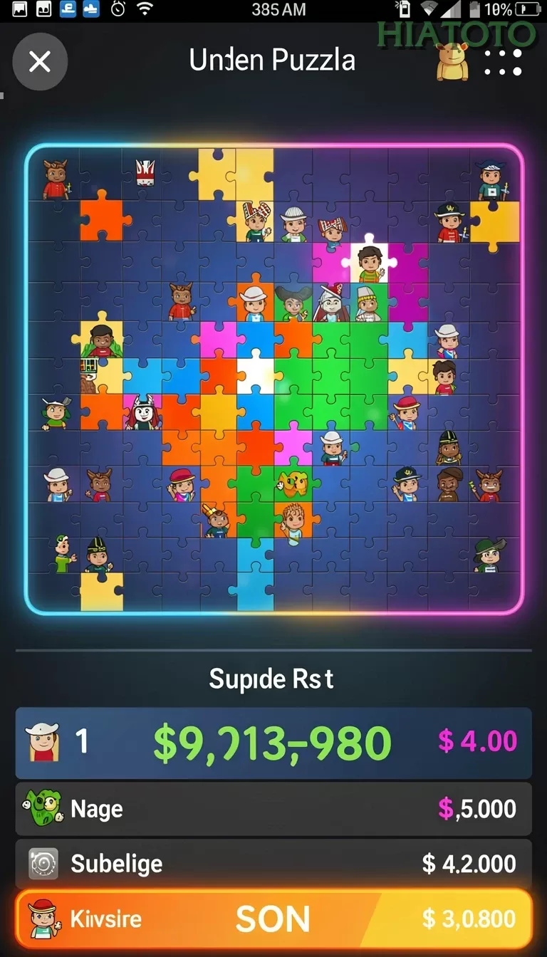 Cuplikan layar UANG4D — menu navigasi