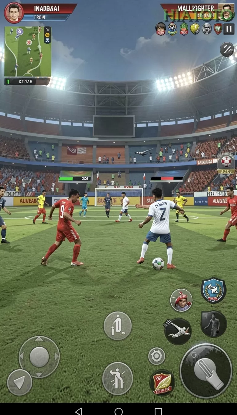 Cuplikan layar FW66 — menu navigasi