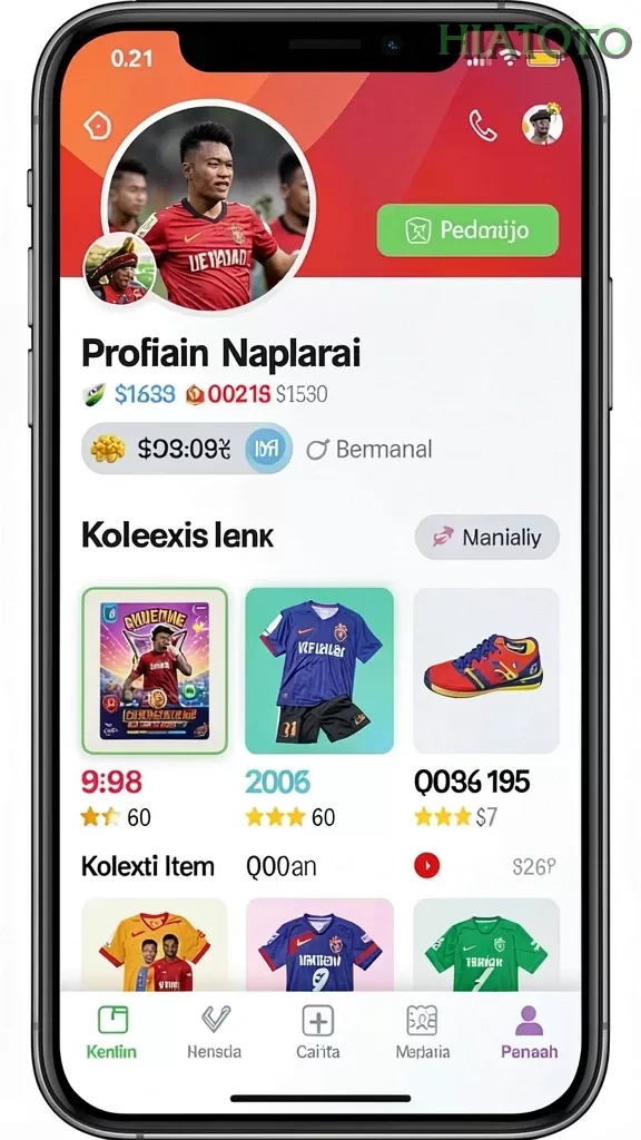 Cuplikan layar FW66 — pengaturan akun